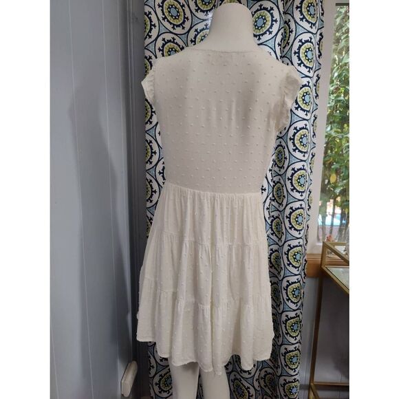 Sweet Wanderer Textured Tiered Sleeveless Dress - Picture 4 of 6